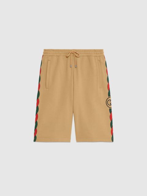 GUCCI Interlocking G torchon cotton shorts
