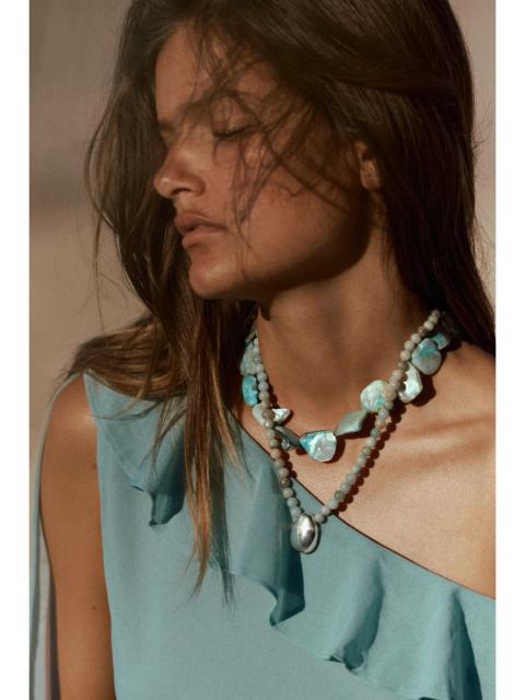 FREE PEOPLE Celine Semiprecious Stone Choker