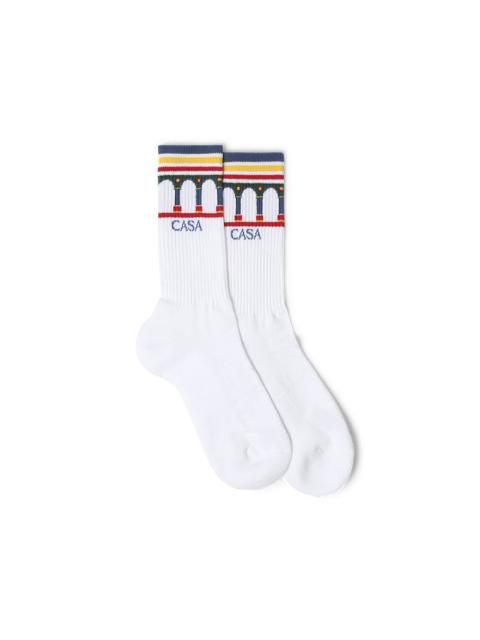 CASABLANCA Colour Block Arches Socks