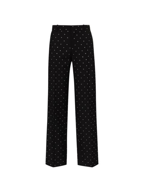 crystal-embellished trousers