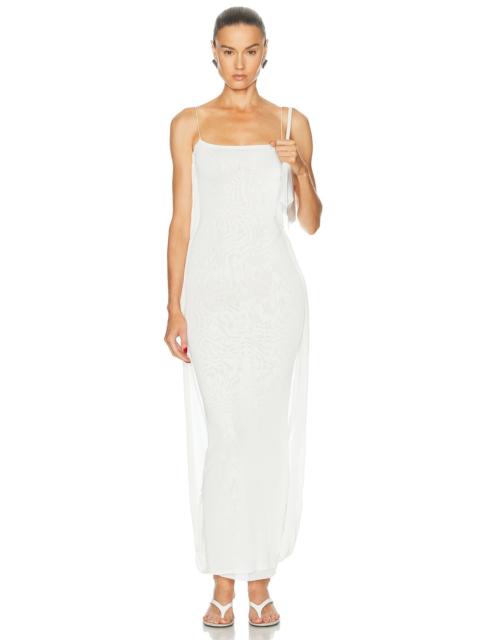 JACQUEMUS La Robe Maille Plumetis
