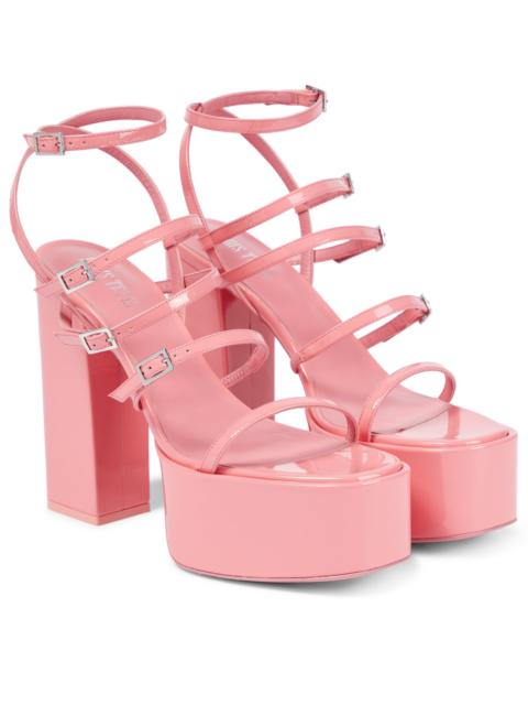 PARIS TEXAS Jessica 130 leather platform sandals