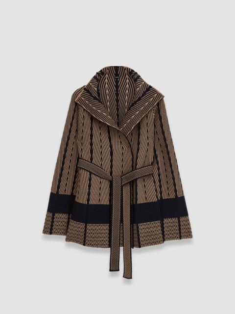 JOSEPH Chevron Jacquard Knitted Jacket