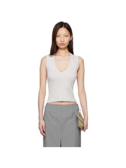 FLORE FLORE Gray Dewi Tank Top