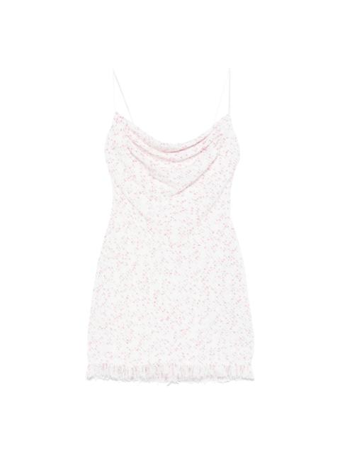 Balmain fringed dress