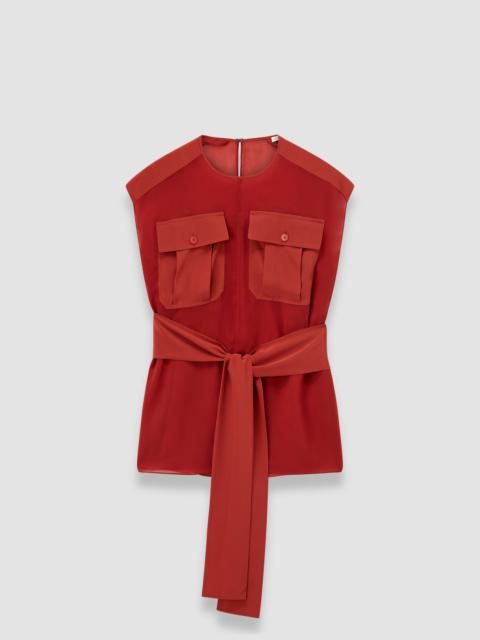 Kniza Crepe de Soie Silk Blouse