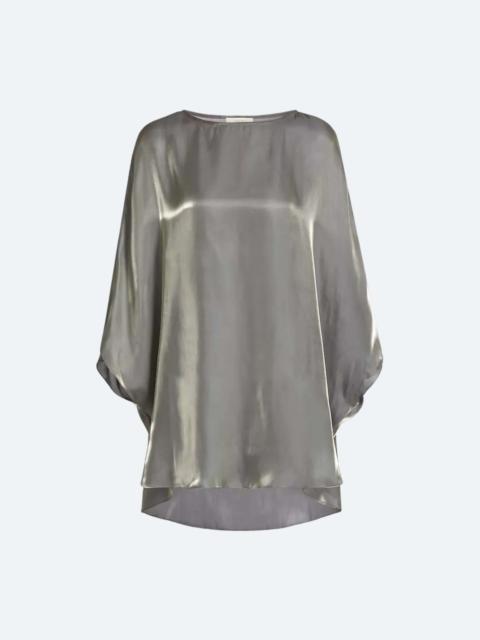 LAPOINTE Metallic Organza Tunic Top