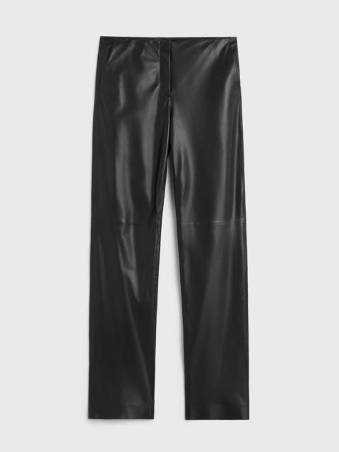 TOTEME Easy leather trousers black