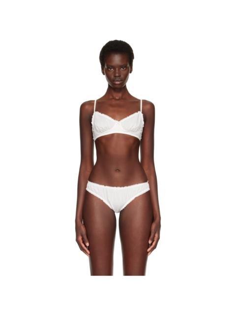 Cou Cou White 'The Voile' Bra