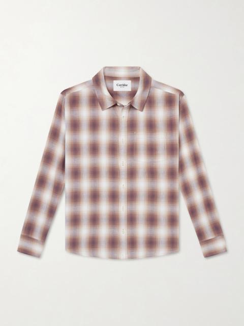 Corridor Driftwood Checked Cotton Shirt