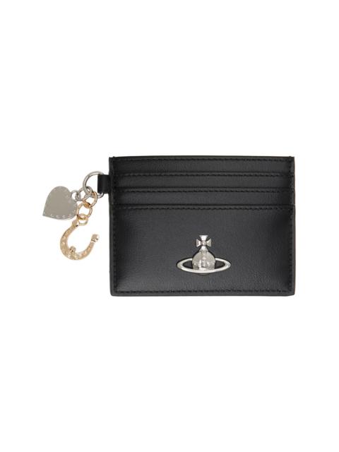 Vivienne Westwood Black Charms Orb Card Holder