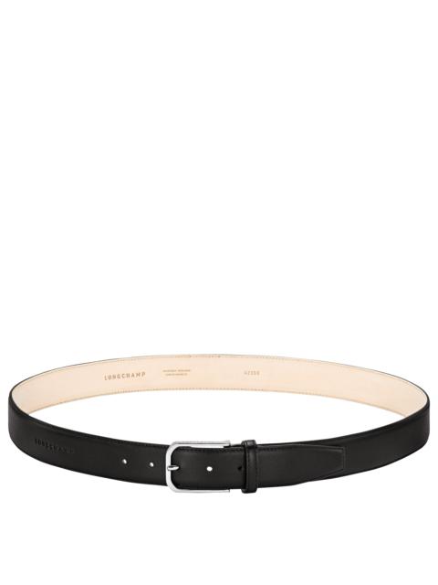 Longchamp Longchamp Business Men's belt Black - Leather