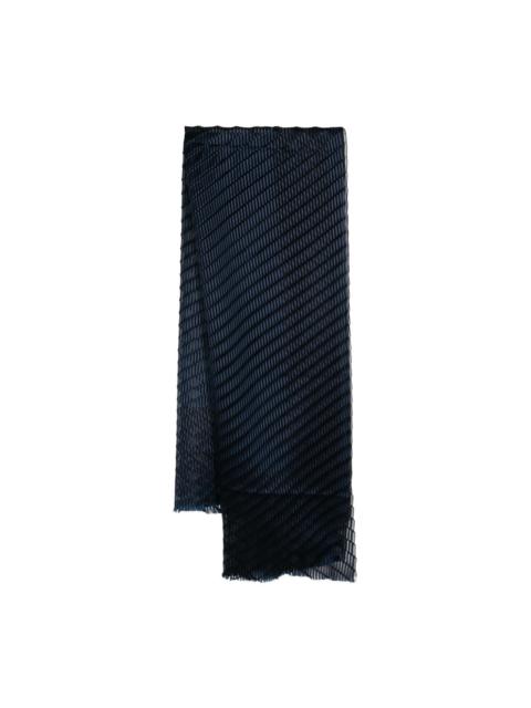 GIORGIO ARMANI striped scarf