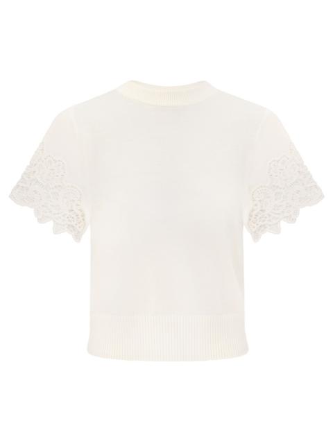 Zimmermann VALIANT MERINO LACE TEE