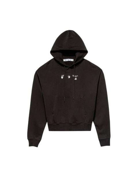 Off-White Marker Over Hoodie 'Black/Red'
