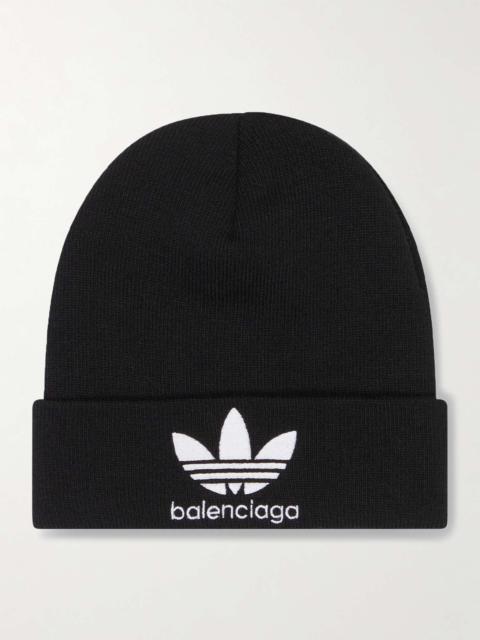 + adidas Logo-Embroidered Knitted Beanie