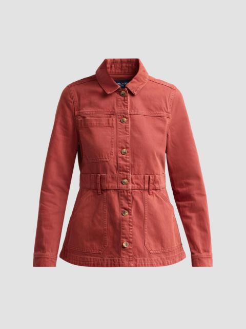 VERONICA BEARD Women's Anzu Cotton Jacket - Rust