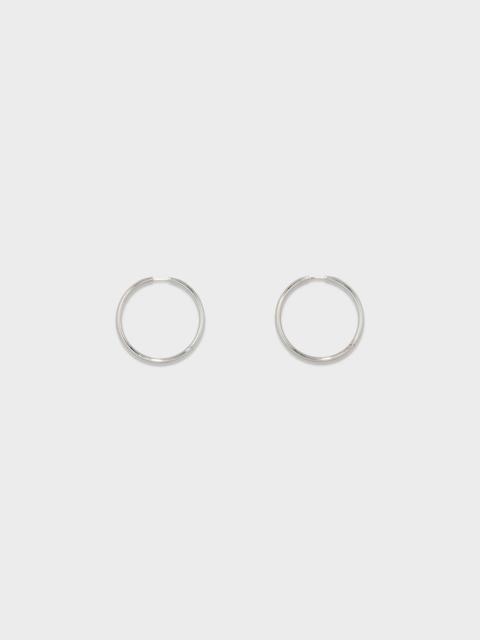 Aeyde Elona Large Palladium-Plated Hoop Earrings