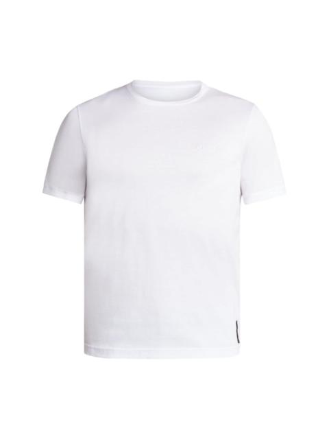 OâLock-embroidered cotton T-shirt