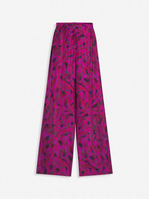 Lanvin PRINTED WIDE LEG PANTS