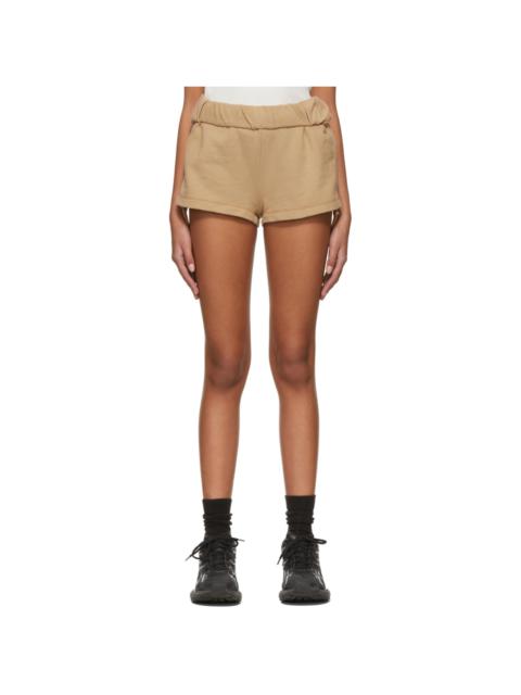 Dion Lee Beige Cotton Shorts