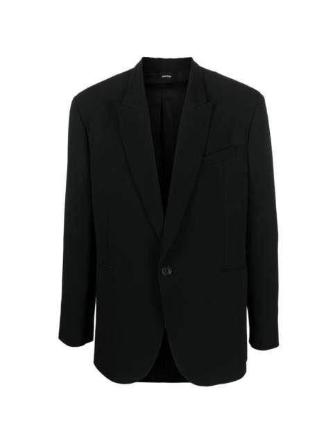 【関税込み】ASPESI Giacca imbottita ASPESI Padded single-breasted Blazer | Blue | FARFETCH