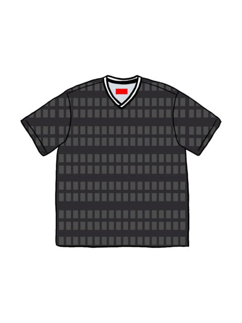 Supreme Supreme Grid Soccer Jersey Black