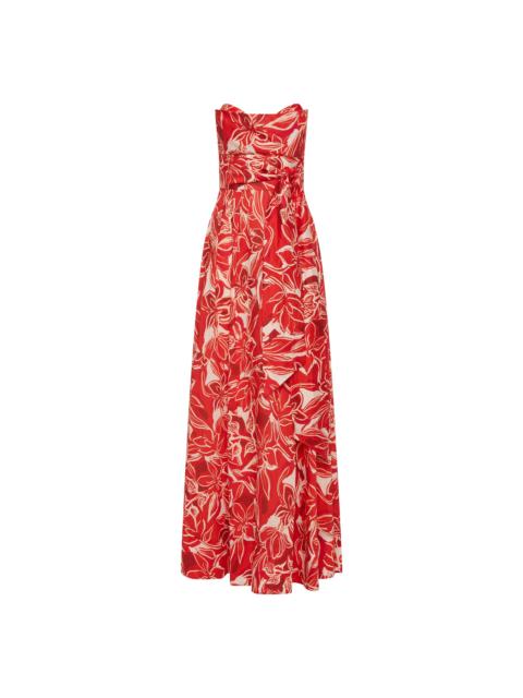 REBECCA VALLANCE Alloure Strapless Maxi Dress