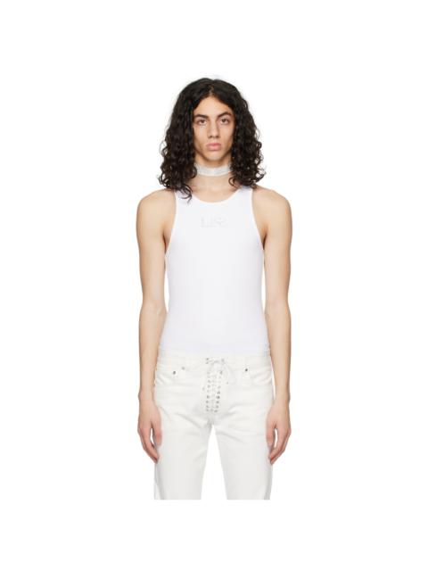 LUDOVIC DE SAINT SERNIN White Crystal Tank Top
