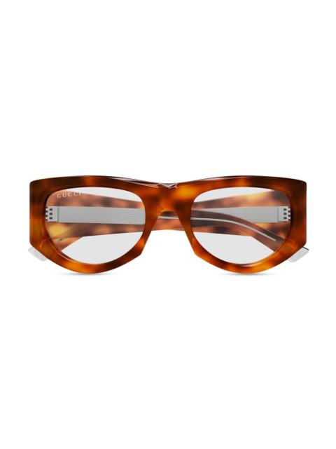 GUCCI Women's Fashion Show 53MM Square Sunglasses - Havana