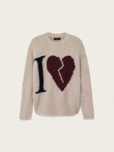 ALLSAINTS LOVER KNITTED OVERSIZED SWEATER