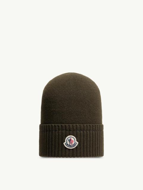 Moncler Wool & Cashmere Blend Knit Beanie