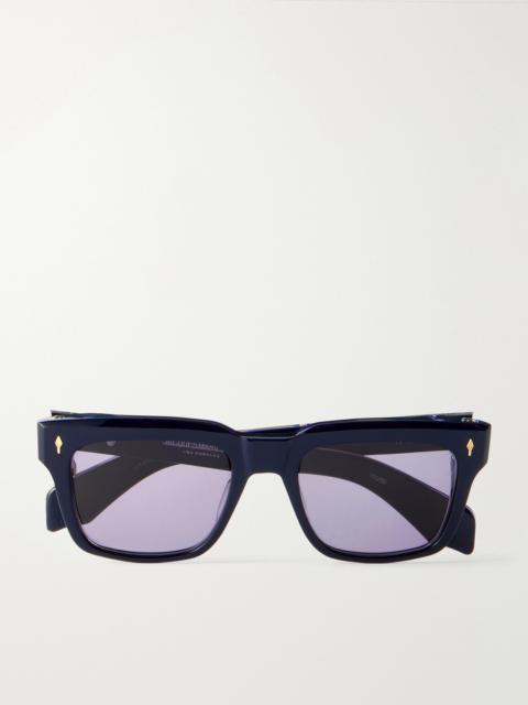 JACQUES MARIE MAGE Torino Square-Frame Acetate Sunglasses
