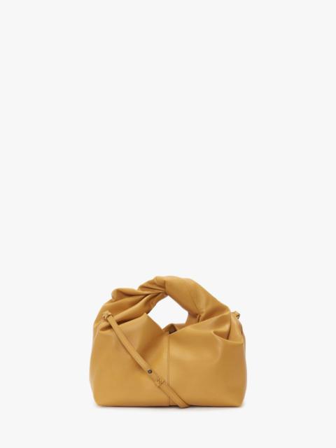 JW Anderson MINI TWISTER HOBO WITH STRAP - LEATHER CROSSBODY BAG