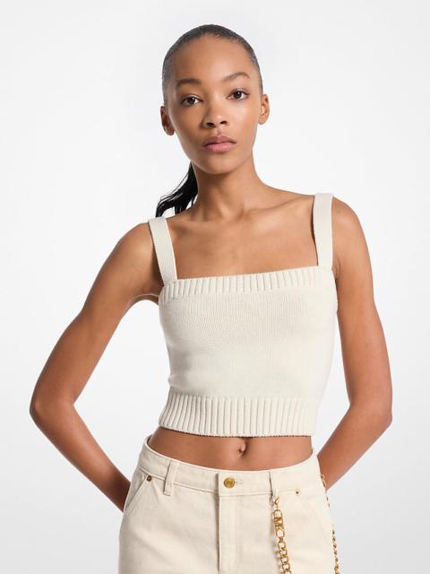 MICHAEL KORS Wool Cropped Camisole
