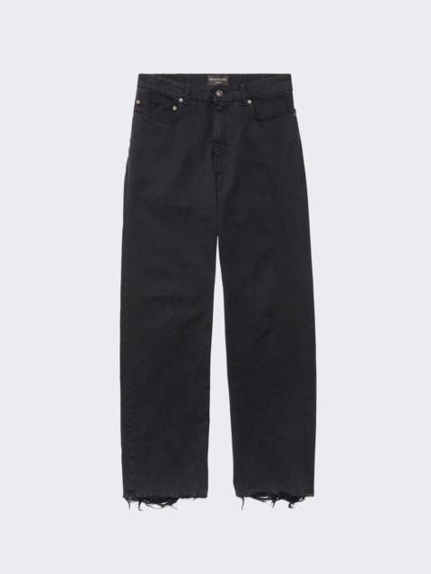 BALENCIAGA Mid Rise Jeans Peach Pitch Black