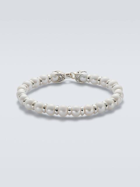 DAVID YURMAN Pearls and sterling silver bracelet