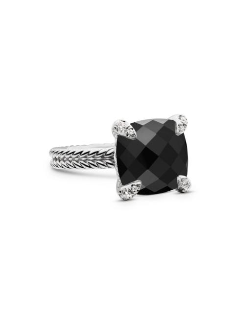 DAVID YURMAN Women's Chatelaine Ring in Sterling Silver - Black Onyx