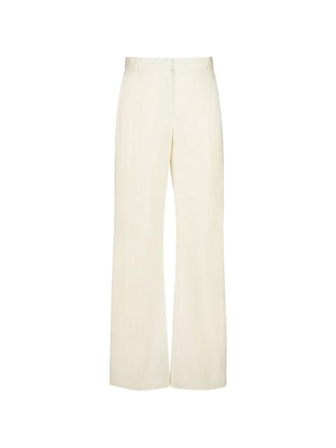 Stella McCartney pleated straight-fit trousers