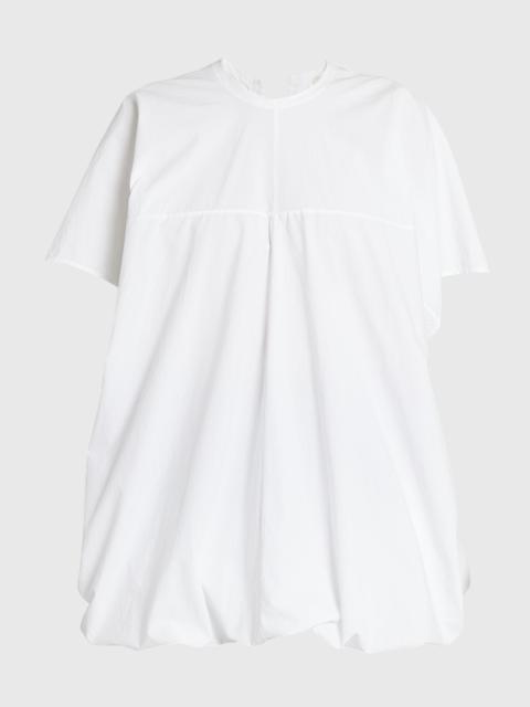 Ivio Short-Sleeve Drawstring Balloon Top