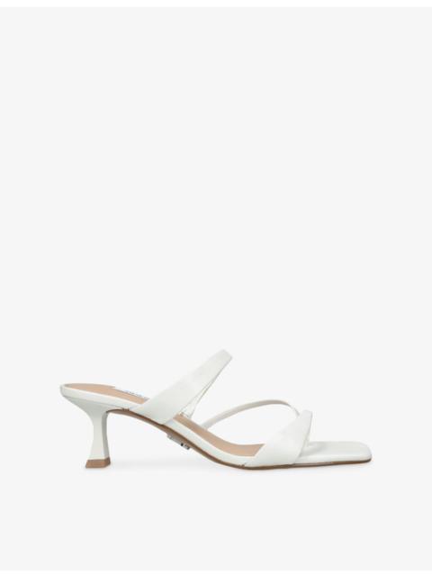 STEVE MADDEN Ajay Leather Heeled Sandals