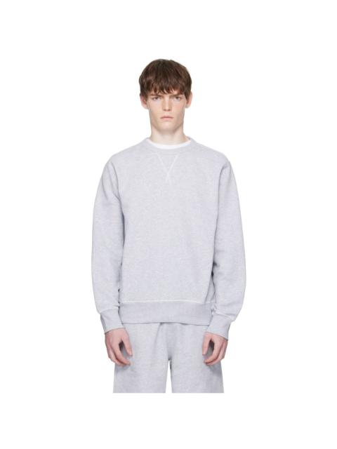 BOSS Gray BECKHAM Edition Mercerised Cotton Terry Sweatshirt