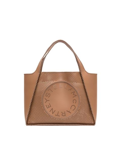 Stella McCartney logo-perforated tote bag