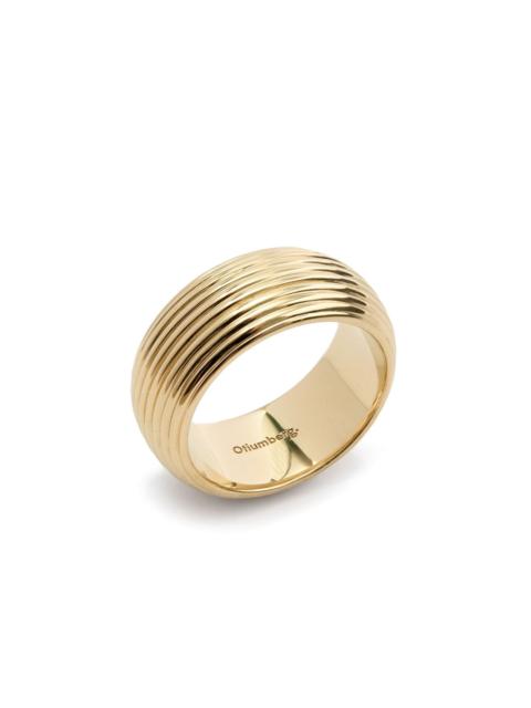Otiumberg wide ridged ring