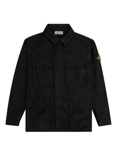 Stone Island Compass-badge flap-pockets jacket