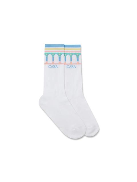 CASABLANCA Maison Pastelle Socks | Casablanca Paris