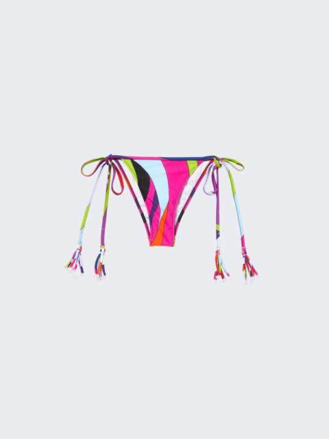 PUCCI Side Tie Bikini Bottom Fuchsia