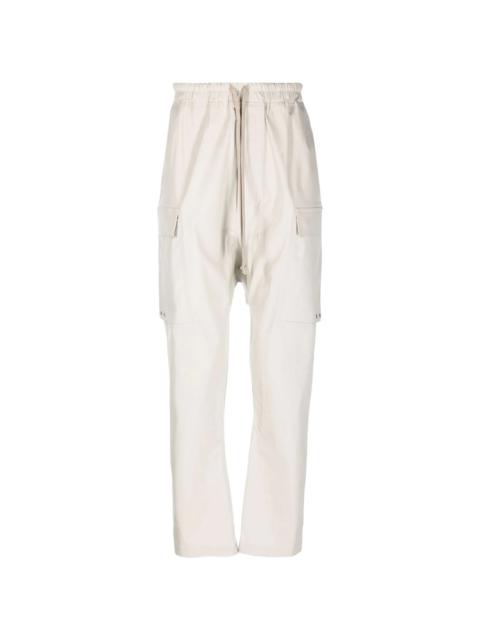 drop-crotch organic cotton trousers