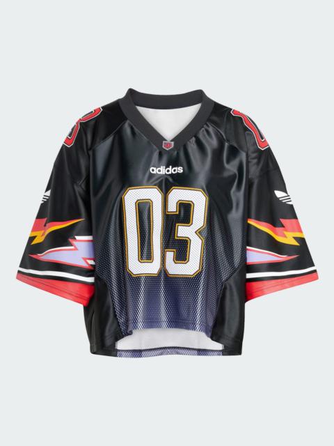 ● ADIDAS ● Retro Sports Cricket-inspired Cropped Jersey adidas Originals Retro Sports Cricket-inspired Cropped