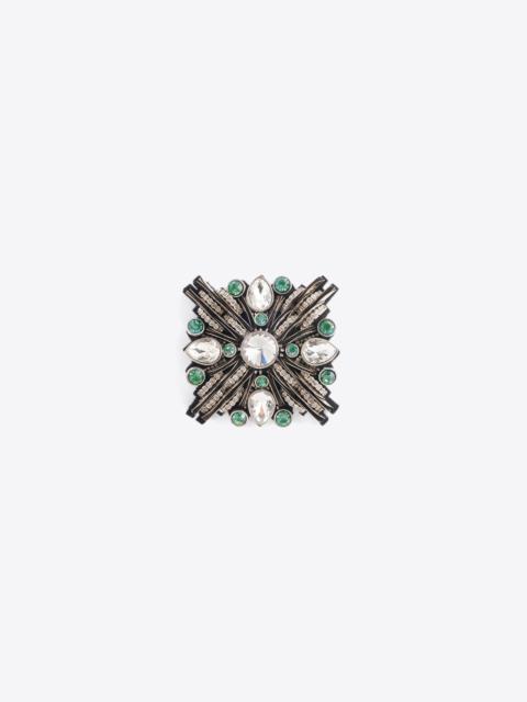 AREA CRYSTAL BROOCH